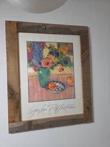 lot 129 image: Garden Reflections Floral Still Life Print