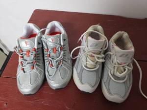 lot 135 image: Pro Spirit Athletic SpringTek Size 7.5 and  Cross Training Shoes Size 8.5 Womens