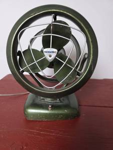 lot 143 image: Kenmore Electric Desktop Fan - Mid Century. Will Need New Power Cord
