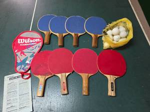 lot 202 image: Table Tennis Set with Official Rules