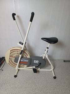 lot 206 image: DP Air-Ciser Exercise Bike with Digital Display