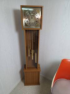 lot 214 image: Bentley IX Grandfather Clock with Original Manual