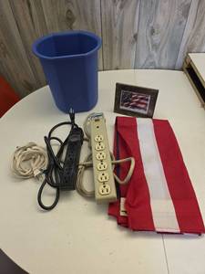 lot 243 image: Flag, Power Strips, and More