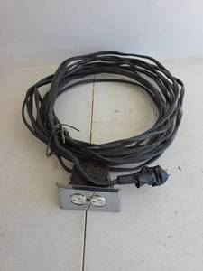 lot 410 image: Extension Power Cord with Double Outlet (end needs replaced)