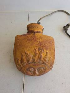 lot 415 image: Clay Art Pottery Face Wall Hanging