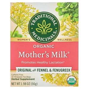 lot 1305 image: Traditional Medicinals Tea  Organic Mother s Milk  Tea Bags  32 Count