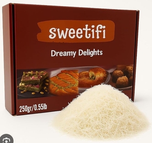 lot 1306 image: Sweetifi Kataifi Shredded Fillo Dough 0.5 Lb Box