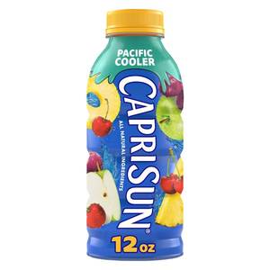 lot 1338 image: Capri Sun Pacific Cooler Mixed Fruit Flavored Juice Drink Blend from concentrate, 12 fl oz Bottle 5 pack (EXP FEB.08.26)