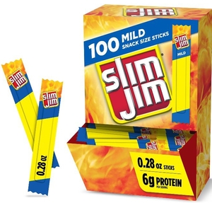 Slim Jim Mild Meat Sticks 100-Count Box