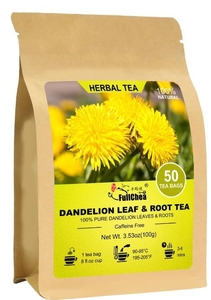 lot 1351 image: FullChea Dandelion Leaf & Root Tea - 50 Tea Bags