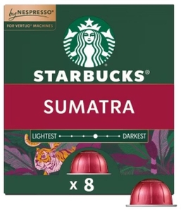 lot 1471 image: Starbucks Sumatra Nespresso Vertuo Pods 8 Capsules