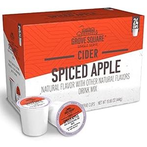 lot 1476 image: Grove Square Spiced Apple Cider  24 Single Serve Cups