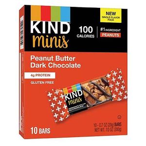 lot 1478 image: Kind Minis Peanut Butter Dark Chocolate Bars  0.7 oz  10 Ct