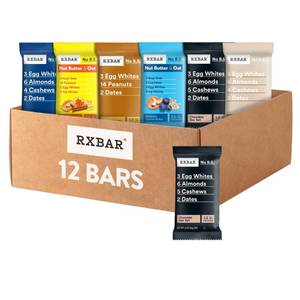 lot 1502 image: RXBAR Protein Bars, Snack Bars, Variety Pack (12 Count) BEST BY MAR 15 2026