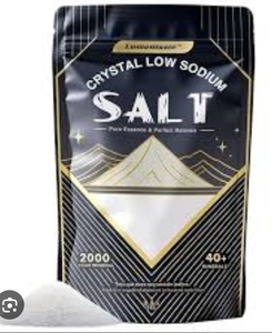 lot 1510 image: Crystal Low Sodium Salt - 2000g Premium Package