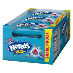 lot 1519 image: Nerds Gummy Clusters Very Berry Bags 12-3 Oz Bags