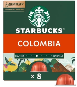 lot 1536 image: Starbucks Colombia Nespresso Vertuo Coffee Pods 8 Pods
