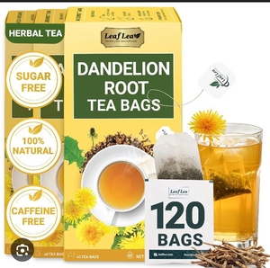 lot 1563 image: Yonitea Dandelion Root Tea - 120 Count Tea Bags