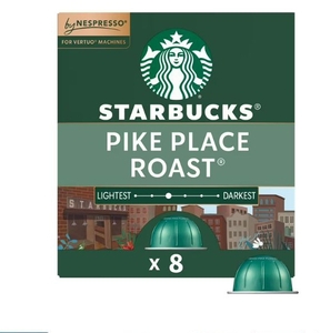 lot 1592 image: Starbucks Pike Place Roast Nespresso Vertuo 8 Pods