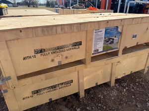 lot 3063 image: Unused SD LANCH High-End Carport (20x30 Enclosed) (SDLC2030FT)