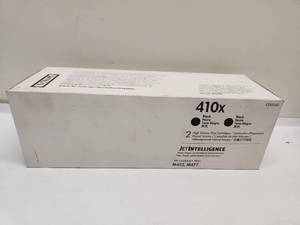 lot 27 image: HP 410X Black Toner Dual Pack CF410XD
