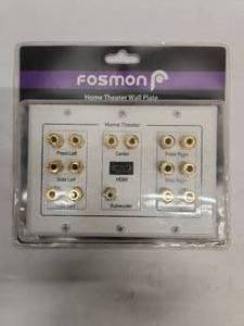 lot 28 image: Fosmon Home Theater Wall Plate with HDMI