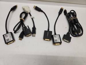 lot 32 image: StarTech DVI to HDMI Cable Adapter Bundle