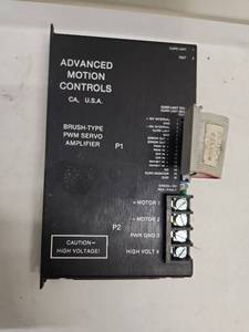 lot 55 image: Advanced Motion Controls Brush-Type PWM Servo Amplifier