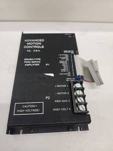 lot 56 image: Advanced Motion Controls PWM Servo Amplifier