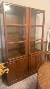 Mid-Century Display Cabinet 72x44x15