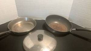 lot 1120 image: 2 frying pans