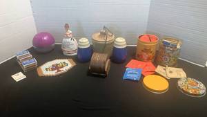 lot 1147 image: Matches, Tea, salt and pepper shakers and more