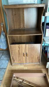 lot 1200 image: Cabinet -  54 inches tall, 28 inches wide and 20 inches deep - Drawer tract is broken, but looks like all parts are there