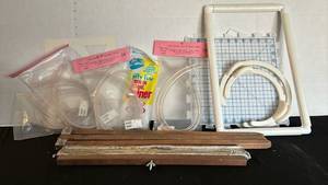 lot 1220 image: Crafting supplies, purse handle tubing, fabric bonder and more