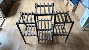lot 1233 image: Plant Stand 28 inches tall, 32 inches wide and 17 inches deep