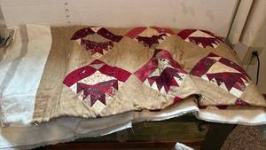 lot 1322 image: Unfinished Quilt