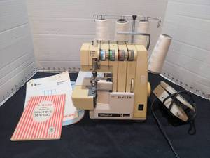 Singer Ultralock 14U64A Serger Sewing Machine with Manual