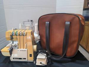 lot 1405 image: Singer Ultralock 14U64A Serger Sewing Machine