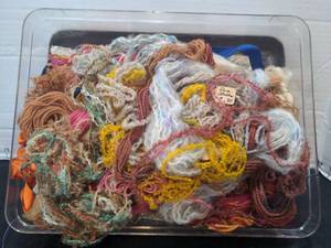 lot 1422 image: Mixed Yarn and Fiber Art Bundle