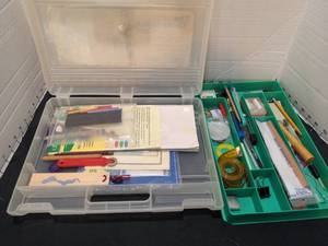 lot 1432 image: Pattern drafting tools