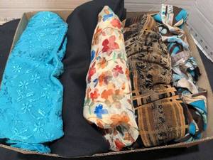 lot 1446 image: Cloth remnants lot 3