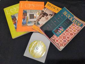 lot 1470 image: Electronic quilting software and books
