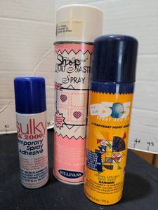 lot 1476 image: Fabric spray adhesives