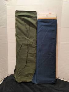 lot 1514 image: Fabric bolts green and blue lot 3