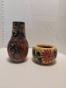 lot 1704 image: Vintage Mexican pots or planters