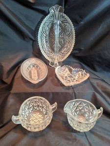 lot 1738 image: Cut Glass Assortment