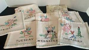 lot 1829 image: Needlepoint tea towels