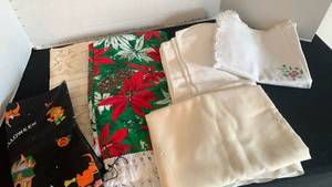 lot 1831 image: Tablecloths