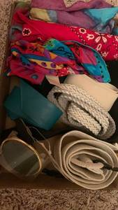 lot 1905 image: Belts and scarves