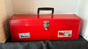 lot 2109 image: Tool box and contents